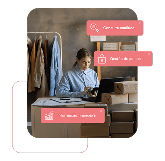 Gestão da loja física com a Área do Cliente