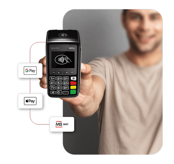 Terminal easy aceita apgamentos com Google Pay, Apple Pay e MB WAY