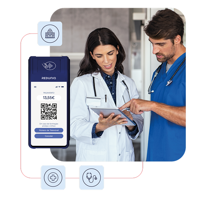Solução de pagamentos com terminal SMART para a clínica