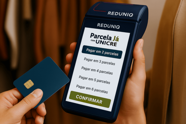 Terminal REDUNIQ Parcela Já com UNICRE